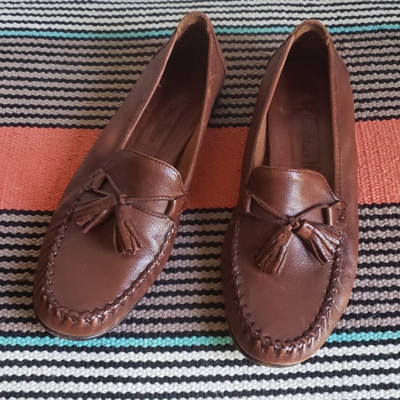 Cole Haan Leather Tassel Loafers - Picture 1 of 8